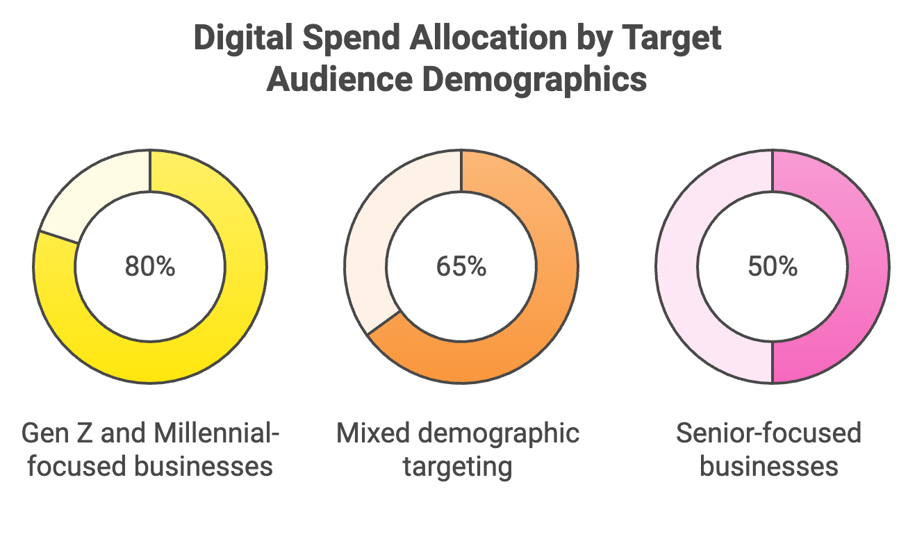 Digital Spend Allocation By Target Audience Demographics